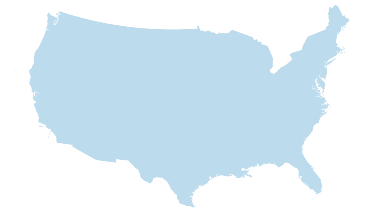 mappa Stati Uniti USA